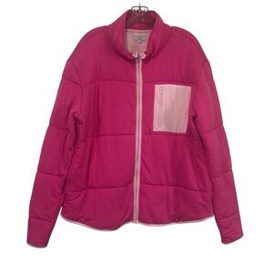Cabana by Crown and Ivy Soft Shell Quilted Zip Front Jacket